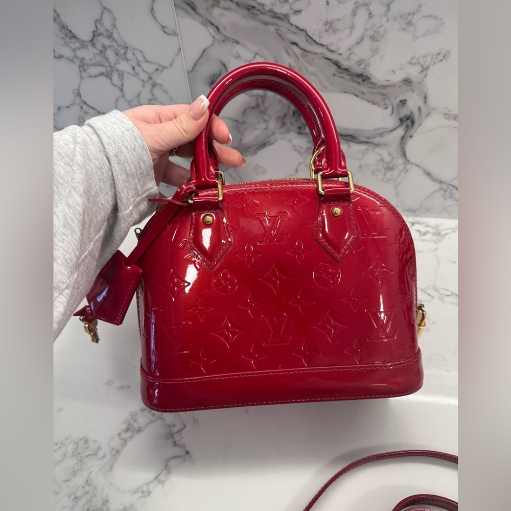 Louis Vuitton Cherry Red Alma bb Bag